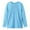 Z01-Sky Blue, variant on MUXiin Long Sleeve Shirts For Girls Black,Girls Puff Long Sleeve Shirts Lace Polka Dot Chiffon Pullover Tops Elastic Elegant Stand Collar Cute Soft Blouses Outwear for Kids 11-12 Years