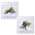 thumbnail image 1 of WIRESTER 2 Pack Living Fashions Kitchen Towels for Washing Dishes Dish Rags for Bath Kitchen Hand Towel, Drying Dishes Kitchen Wash Clothes and Dish Towels, Size 12 inches - Budgie Parakeet Birds, 1 of 6