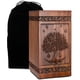 thumbnail image 1 of Urna funeraria ysnn hecha a mano en madera con forma de árbol de la vida, 270 ml, 1 of 7
