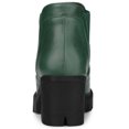 thumbnail image 3 of Unique Bargains Women's Lug Sole Block Heel Chelsea Ankle Boots, 3 of 5