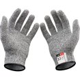 thumbnail image 1 of CUITING Cut Resistant Unisex Work Gloves  Large  Pair  HPPE Gray, 1 of 10