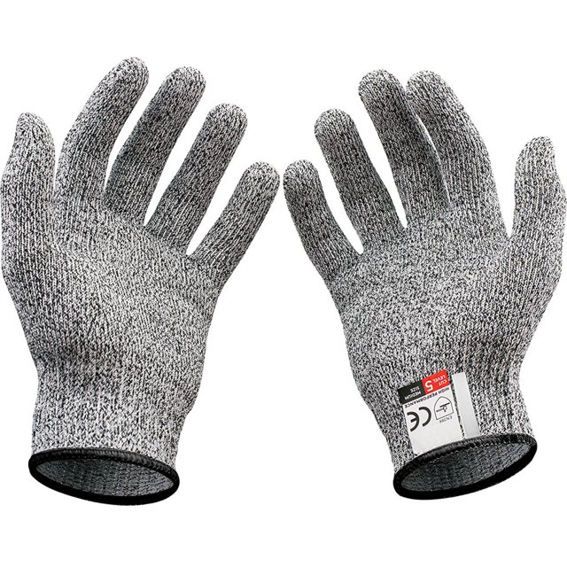 CUITING Cut Resistant Unisex Work Gloves Large Pair HPPE Gray