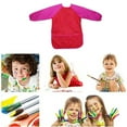 thumbnail image 4 of Thinsony Tablier Imperméable à Manches Longues pour Enfants, Peinture Artisanale, Cuisson, Alimentation, m, Rouge, 4 of 7