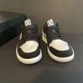 thumbnail image 2 of Ni - ke Ni - ke AIR JORDAN 1 LOW SE DIAMOND AJ1 - WHITE BLACK - MEN’S 9.5, 2 of 5