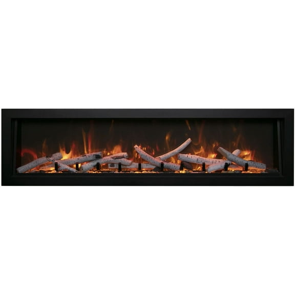 Smart 50″ Wide – Deep Indoor or Outdoor Electric Built-in only with Black Steel Surround