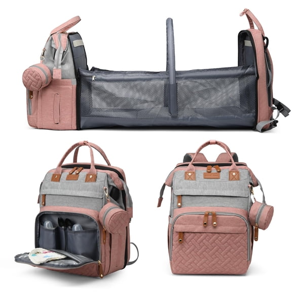 Mochila pañalera Jeryswet para bebé 43 x 24 x 30 cm impermeable