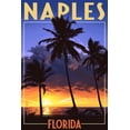 thumbnail image 2 of Art.com Naples, Florida - Palms and Sunset Art Print by Lantern Press, 16" x 24", 2 of 4