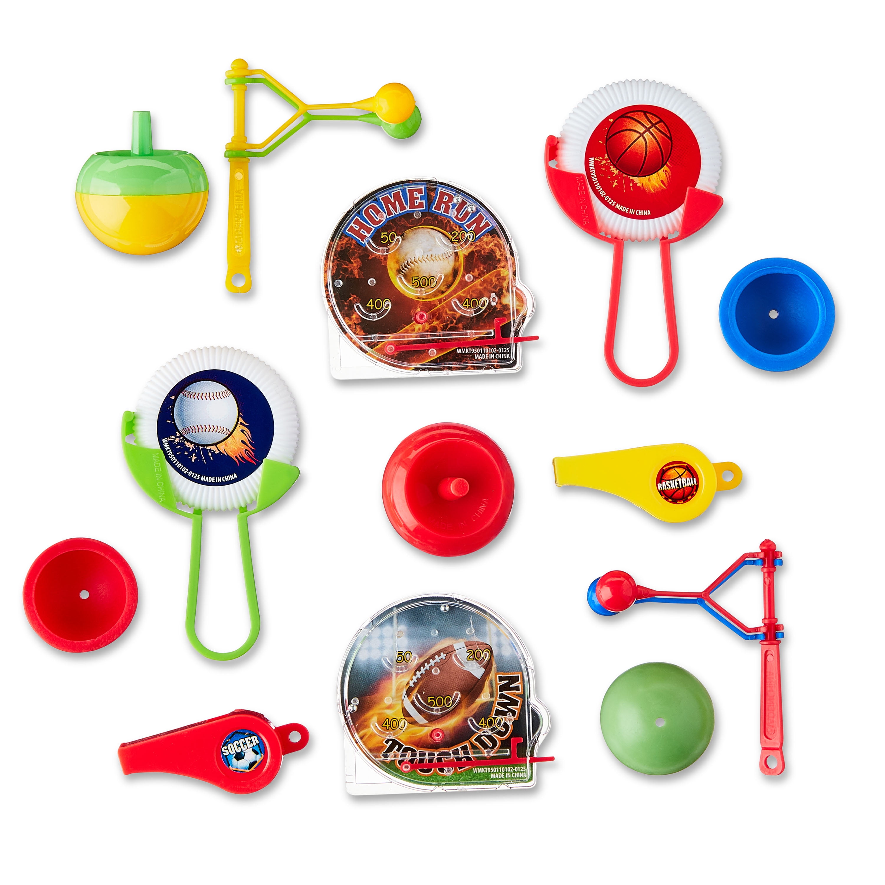 48 Count, Multicolor, Sport Party Favors Pack, Includes: 8 Sport