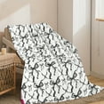 thumbnail image 5 of Uxgjfwu Christmas Blanket with Bow Design, Breathable Fuzzy Flannel Throw for Sofa and Bed, Machine Washable Winter Warm Blanket, 5 of 8