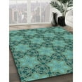 thumbnail image 2 of Ahgly Company Indoor Rectangle Patterned Deep-Sea Green Area Rugs, 5' x 7', 2 of 6