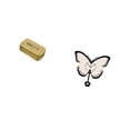 thumbnail image 4 of Elegante Juego De Almacenamiento De Pañuelos Y Reloj De Pared Decorativo Para El Hogar, El Baño, La Oficina, El Comedor, La Habitación De Los Niños, Soporte Con Diseño De Mariposa De Granja, 4 of 7
