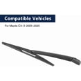 thumbnail image 3 of Unique Bargains Car Rear Wiper Blade Arm Set 14" for Mazda CX-9 2009-2020, 3 of 8