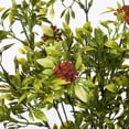thumbnail image 2 of Vickerman FQ180401 17 in. Green Pea Leaf Orange Berry Spray, 2 of 2