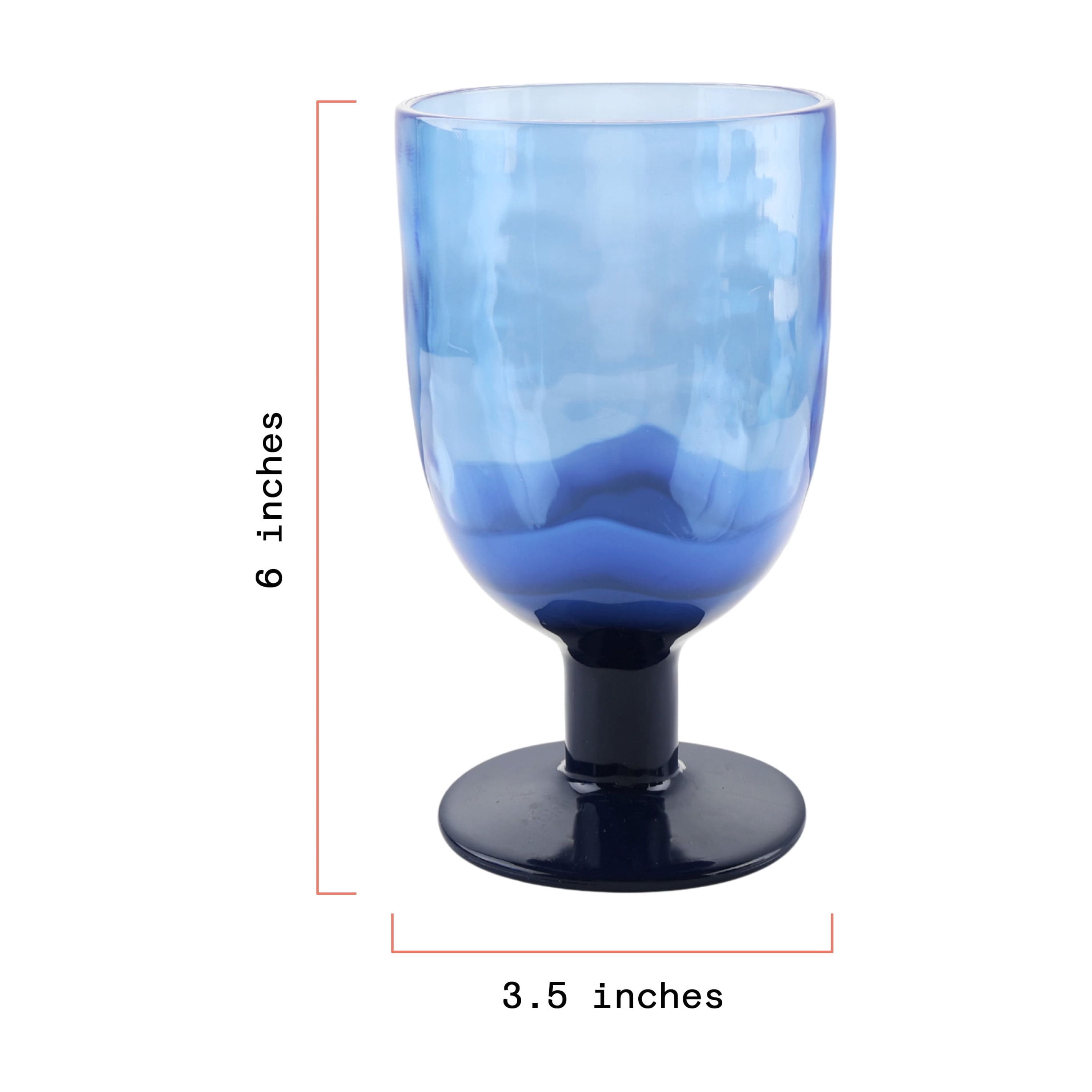 Beautiful 4-Piece 16-Ounce Acrylic Goblet Wine Colorblock Set, Multi-Color by Drew Barrymore