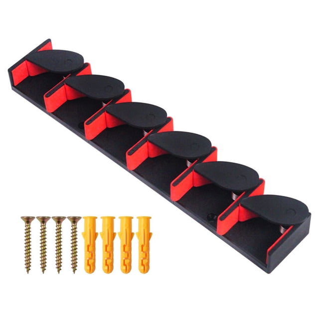 Fishing Rod Holder Wall Mounted Fishing Storage Holder Rack for 6 Rods