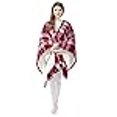 thumbnail image 3 of Beautyrest Poncho Électrique en Sherpa Ultra Doux Couverture Chauffante avec Arrêt Automatique, 50 Pouces L x 64 Pouces H, Carreaux Rouges, 3 of 4