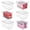 L : 6 PACK with lids, variant on Sindcom 8 Pack Clear Plastic Storage Bins with Handles, Pantry Organizer Bins, Refrigerator, Cabinet, Kitchen, Countertops, Stackable Storage Containers for Home, 4 Pack Large and 4 Pack Small