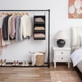 thumbnail image 6 of GRANNY SAYS 3-Shelf Hanging Closet Organizer, Collapsible Closet Hanging Shelves, Nursery Hanging Organizer, Black, 6 of 9