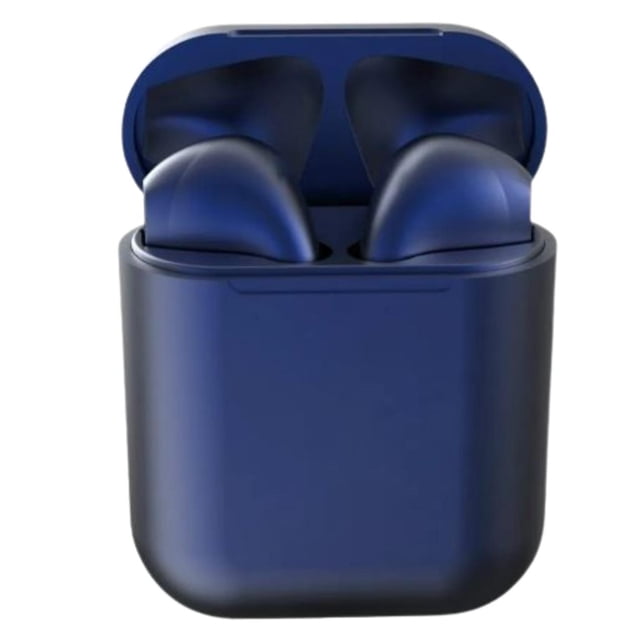 Audífonos Inalámbricos Bluetooth Estuche Carga I-12 Azul M. Nyddau I-12