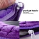 thumbnail image 5 of Funda para asiento de inodoro para baño, fundas suaves para cojín de asiento de inodoro, más cálidas, lavables con cremallera, reutilizables para el hogar (gris) JM, 5 of 5