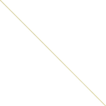 14kt Yellow Gold .75mm Solid Polished Cable Chain