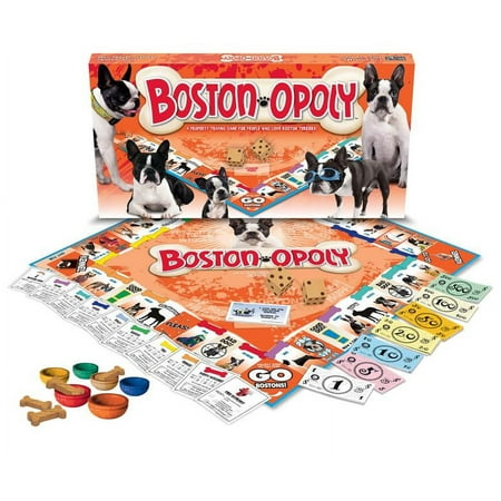 UPC: 0730799052149 | Late For the Sky Boston Terrier-Opoly Game