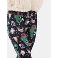 thumbnail image 4 of No Boundaries Holiday Printed Ankle Leggings, Women's and Women's Plus, 4 of 5