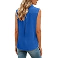 thumbnail image 4 of WCJM Tank Tops for Womens Long Sleeve Button Down Cotton Linen Shirt Blouse Loose Fit Casual V-Neck Tops Men Tank Tops Plus Size Blouses for Women Long Sleeve Compression Shirts for Women, 4 of 5