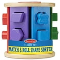 thumbnail image 2 of Clasificador de Formas Match & Roll Melissa & Doug Hecho de Madera Duradero y Seguro Infantil Melissa & Doug MD-1254654, 2 of 2