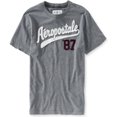 thumbnail image 1 of Aeropostale playera de béisbol gráfica para hombre, gris, XXL Aeropostale  Camiseta gráfica, 1 of 1