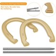 thumbnail image 5 of Horseshoe Outdoor  Set -Horse Shoe  Kit, Horseshoes Sets, Includes 4 Steel Horseshoes, 2 Metal Stakes & Carry Bag -  for Lawn, Backyard, or Tailgating, 5 of 6