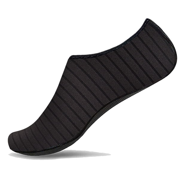 JACKSHIBO, zapatos de agua de verano para hombre, zapatos de natación, calcetines de playa acuáticos, zapatillas de deporte de talla grande para hombre, zapatos coloridos a rayas para hombre Tan Jianjun unisex