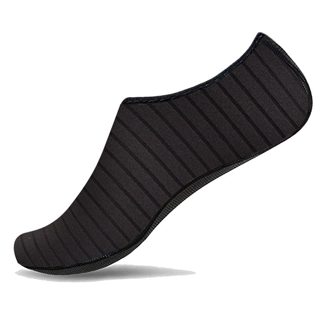 JACKSHIBO, zapatos de agua de verano para hombre, zapatos de natación, calcetines de playa acuáticos, zapatillas de deporte de talla grande para hombre, zapatos coloridos a rayas para hombre Tan Jianjun unisex