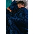 thumbnail image 4 of Density Comfort DCWB3648-5-GRYBLUMDC-WS 36 x 48 in. 5 lbs Kids Weighted Blanket Minky Cover - Navy & Gray, 4 of 4