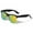Greenish Lens, variant on Retro Vintage Mirror Lens Polarized Sunglasses Mens Half Metal Frame Sunglasses