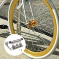thumbnail image 4 of Mountain Bike Front Wheel Holder Bike Block Fork Mount Fork Mount for Outdoor Travel (Silver), 4 of 5