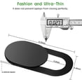 thumbnail image 2 of Paquete de 12 fundas ultrafinas para cámara web para computadora portátil, computadora MacBook Pro, PC, Echo Show, tableta, iMac, iPad, iPhone, teléfono celular, controles deslizantes de bloqueo, 2 of 5