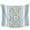 Blue, variant on Yellow Daisy Tapestry for Bedroom Wall Hanging Tapestry, Farmhouse Floral Yellow Striped Ceiling Backdrop Tapestries Poster Blanket Wall Decor for Teens Room Living Room Dorm 39" x 59"