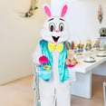 thumbnail image 3 of Alaiyaky Easter Bunny Costume Adult, Rabbit Costume with Vest Rabbit Bow Tie, Rabbit Onesie Costume for Easter Fancy Dress Costume, 3 of 10