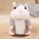 thumbnail image 3 of Juguete interactivo de peluche de ratón de hámster que habla, 2 uds., repite lo que dices, mimetismo, mascota, registro que habla aprendizaje Hugo Juguetes de hámster parlante, 3 of 10