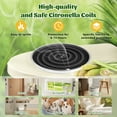 thumbnail image 2 of LA BELLEFÉE Citronella Incense coils with 2 Holder, 20 Pcs, Natural Ingredients, Outdoor & Indoor Use for Home, Pool, Yard, 2 of 6