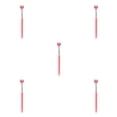 thumbnail image 1 of relayinert Macaron Color Toothbrush Vibrant And Stylish Plastic Three Head Toothbrush For Cleaning 418 Girl Pink Adult 5Set, 1 of 6