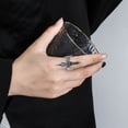 thumbnail image 3 of SmartBy Dragon Opening Ring Retro Hip Hop Rock Finger Jewelry Black Dragon Flying Ring for Anniversary Birthday Christmas Gift, 3 of 7