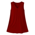 thumbnail image 4 of StSilkitty Plus Size Tank Tops for Womens Solid Color V Neck Sleeveless Tunic Blouses Lightweight Soft Trendy Shirts, 4 of 6