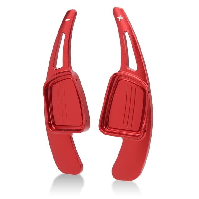 Red Steering Wheel Shift Paddle,Pair Aluminum Alloy Paddle Shifter Paddle Steering Wheel Shifter Extension Built for Professionals