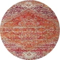 thumbnail image 1 of Ahgly Company Machine Washable Indoor Round Traditional Lava Red Area Rugs, 3' Round, 1 of 7