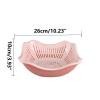 thumbnail image 1 of PEONAVET Multifunctional Basin Household Double-layer Basket Fruit And Vegetable Kitchen Washbasin Fruit Storage With Cover Multi-functional Plastic Basin, 1 of 2