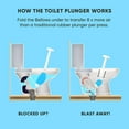 Stretton Universal Toilet Plunger Bathroom Sink & Shower Drain Clog