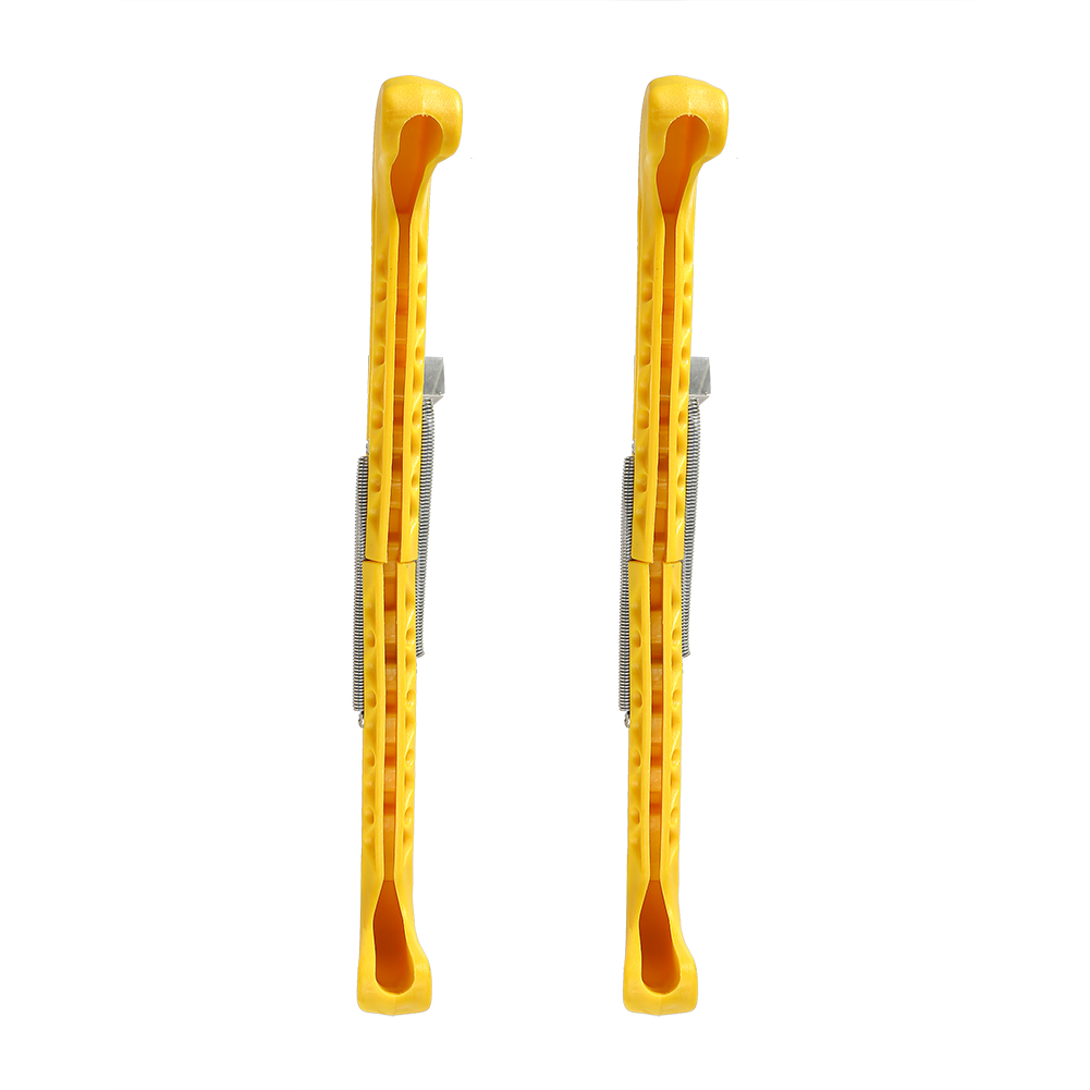 OTVIAP 1 Pair 7 Colors Plastic Ice Hockey Skate Blade Guards Covers