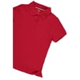 thumbnail image 2 of French Toast Women's Stretch Pique Polo Color: red Size: m, 2 of 3